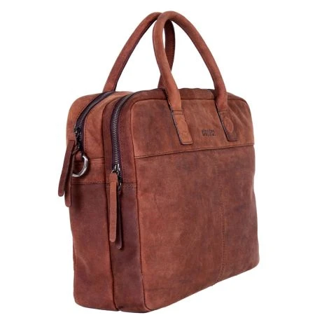 DSTRCT Wall Street Business Laptoptas 15.6'' Brown - Afbeelding 2