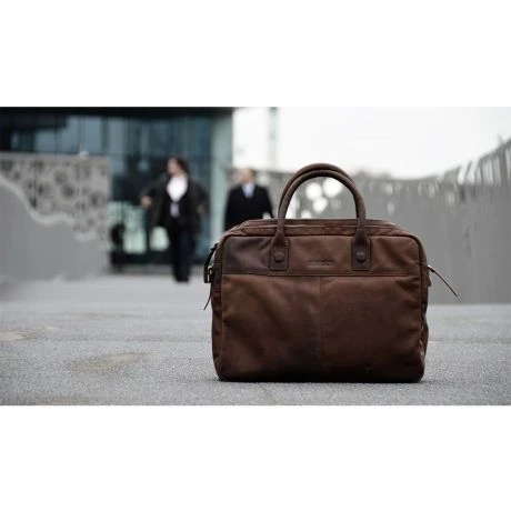 DSTRCT Wall Street Business Laptoptas 15.6'' Brown - Afbeelding 5