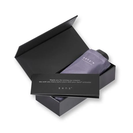 Senz Micro Foldable Paraplu Lavender Purple Gray - Afbeelding 4