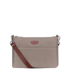 Hexagona Pop Clutch Taupe