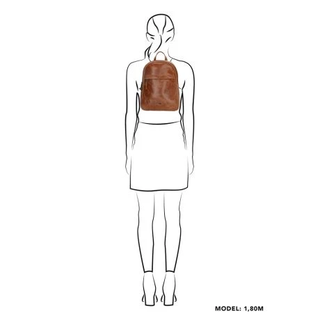 Micmacbags Porto Rugzak Bruin - Afbeelding 5