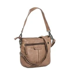 Daniel Ray Fairfield Schoudertas Taupe