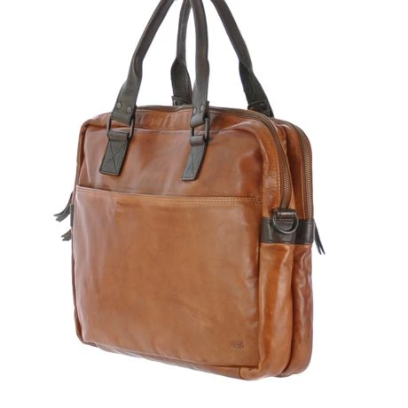 Bear Design Cow Lavato Leandro Laptoptas 15" Bruin - Afbeelding 3