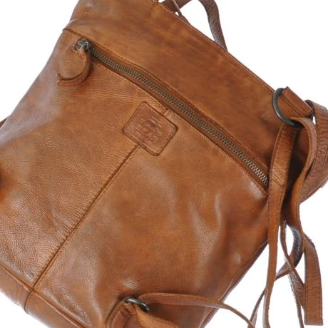 Bear Design Cow Lavato Sandy Schouder/ Rugtas Cognac - Afbeelding 5