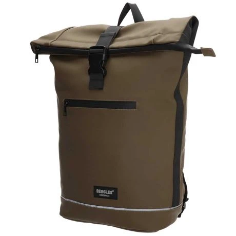 Beagles Originals Rolltop Rugtas Waterproof 15.6" Olijf Groen - Afbeelding 2