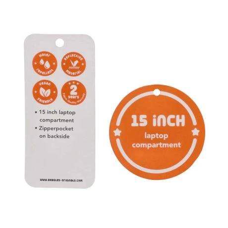 Beagles Originals Rolltop Rugtas Waterproof 15.6" Olijf Groen - Afbeelding 6