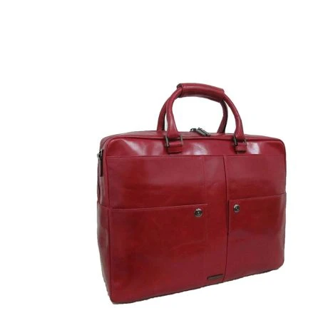 Claudio Ferrici Pelle Vecchia Workbag 15" Red - Afbeelding 2
