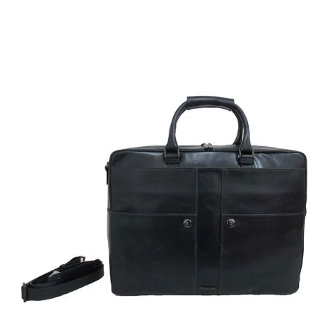 Claudio Ferrici Pelle Vecchia Workbag 15" Navy