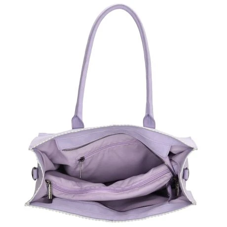 Zebra Natural Bag Kartel Lisa Lila Purple - Afbeelding 4