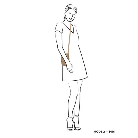 Zebra Natural Bag Noé Telefoontasje Vintage Sand - Afbeelding 5