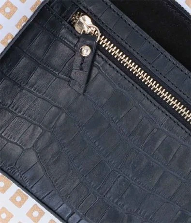 LouLou Essentiels Classy Croc 25 Crossbody Black - Afbeelding 3