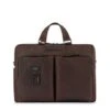 Piquadro Harper Laptop 15"/ IPad 12,9" Briefcase Dark Brown