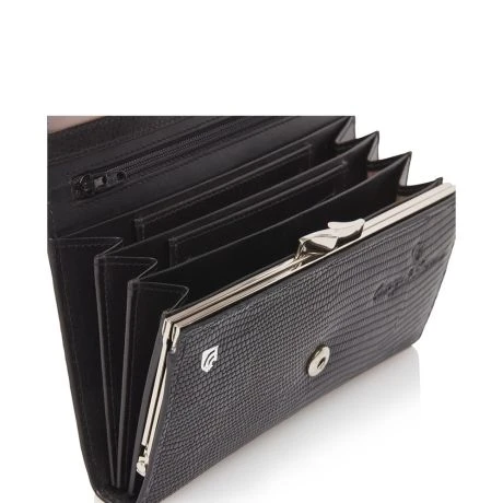 Castelijn & Beerens Donna Dames Portemonnee Overslag 6 Pasjes RFID Zwart - Afbeelding 6
