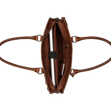 Burkely Antique Avery Dames Laptoptas 15.6" Cognac - Afbeelding 4