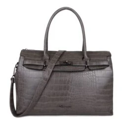 Wimona Sofia Schoudertas Croco Grey