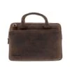 Plevier Retro Bell Laptoptas 2-Vaks 13-15" Dark Brown