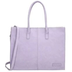 Zebra Natural Bag Lisa XL Shopper Lila Paars