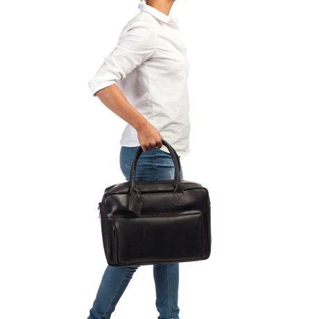 Burkely Vintage Mitch Worker 14" Schoudertas Black - Afbeelding 5