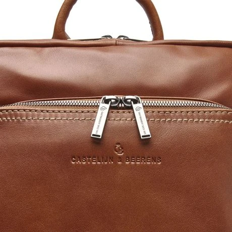 Castelijn & Beerens Firenze Laptoprugzak 15.6'' Tablet Lichtbruin - Afbeelding 4