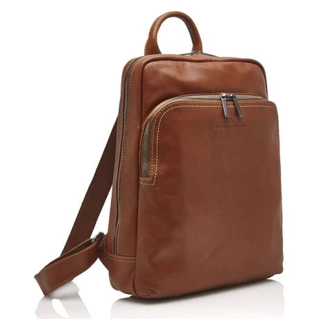 Castelijn & Beerens Firenze Laptoprugzak 15.6'' Tablet Lichtbruin - Afbeelding 2