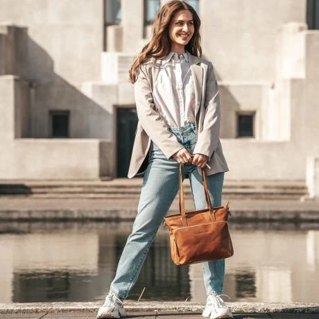 Chesterfield Alicante Shopper Cognac - Afbeelding 8