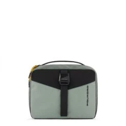 Piquadro Spike Organized Haning Toiletry Bag Green