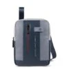 Piquadro Urban IPad 10.5"/ IPad 9.7" Crossbody Bag Gray/ Bordeaux