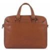 Piquadro Black Square Computer Portfolio Briefcase 2 Dividers Tobacco