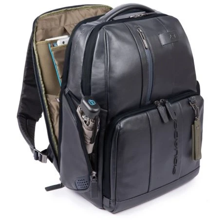 Piquadro Urban Fast Check PC Backpack 15.6'' Dark Blue - Afbeelding 2