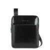 Piquadro Blue Square Crossbody Bag IPad 11"/ Pro 9.7" Front Pocket Black