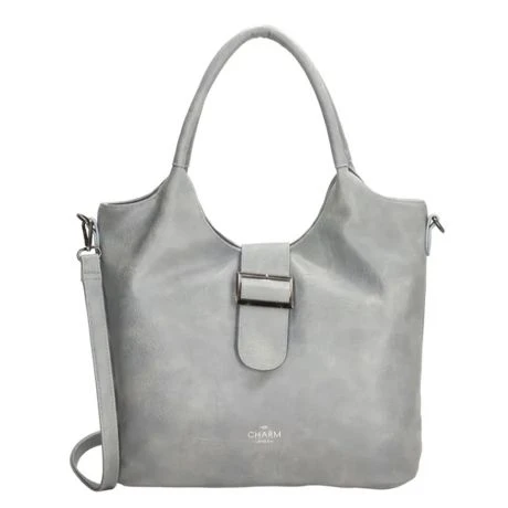 Charm London High Street Shopper Lichtblauw 18