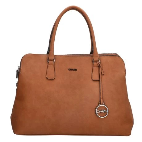 Charm London Bromley 13.3" Laptoptas Cognac - Afbeelding 2