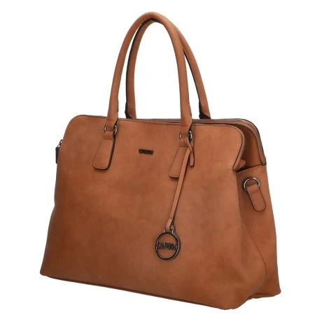 Charm London Bromley 13.3" Laptoptas Cognac - Afbeelding 4