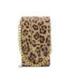 MOSZ Telefoontasje Cheeta Brown Light Gold