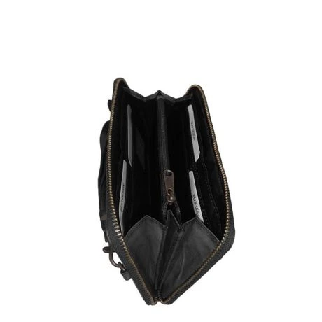 Bear Design Cow Lavato Dames Portemonnee CL15882 Black - Afbeelding 3