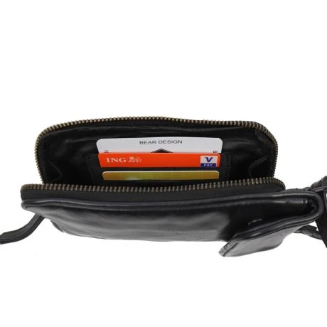 Bear Design Elske Telefoontasje Black - Afbeelding 3