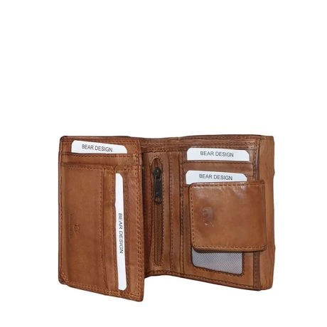 Bear Design Cow Lavato Jill Dames Portemonnee CL16211 Cognac - Afbeelding 3