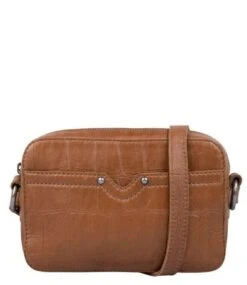 Cowboysbag Big Croco Crossbody Timber Fawn