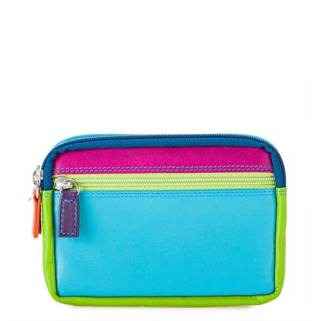 Mywalit Small Leather Double Zip Purse Portemonnee Liguria