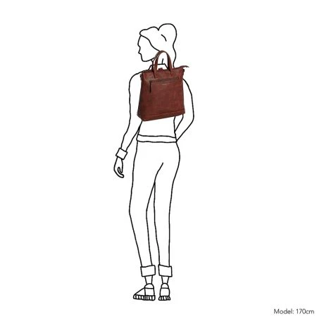 Daniel Ray Scottsdale Schoudertas Cognac - Afbeelding 7