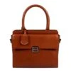 Burkely Modest Meghan Handbag Satchel Cognac