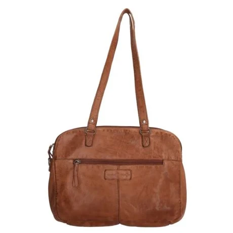 Hide & Stitches Paint Rock Shopper 20407 Cognac - Afbeelding 2