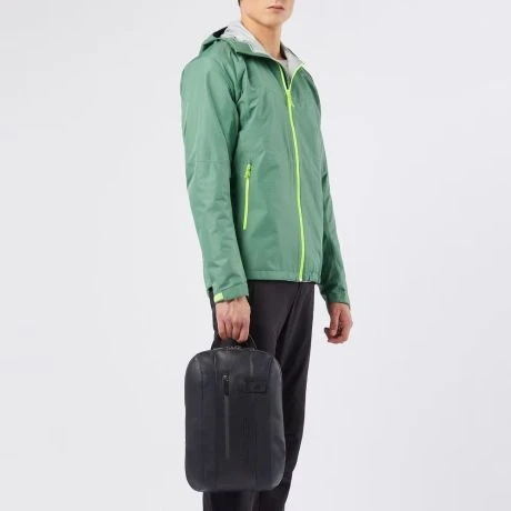 Piquadro Urban Computer IPad Air/ Pro 11" Mini Backpack Black/Grey Blue - Afbeelding 5