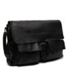 Chesterfield Interlaken Leren Schoudertas Zwart
