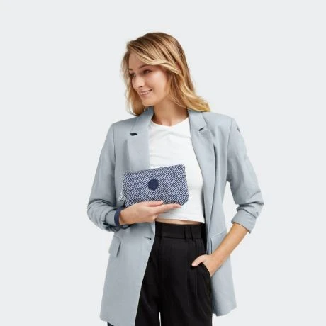 Kipling Creativity XL Portemonnee/Clutch Urban Chevron - Afbeelding 7