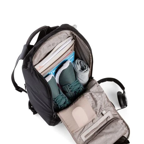 Salzen Alpha Backpack Leather Charcoal Black - Afbeelding 5