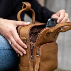 Chesterfield Morena Crossbody Schoudertas Brown