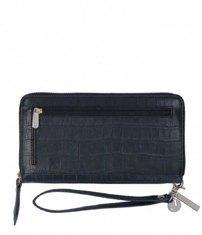 LouLou Essentiels SLB Classic Croc RFID Wallet Black - Afbeelding 2