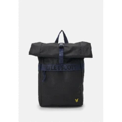Lyle & Scott Recycled Rolltop Backpack Black