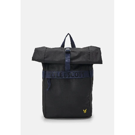 Lyle & Scott Recycled Rolltop Backpack Black